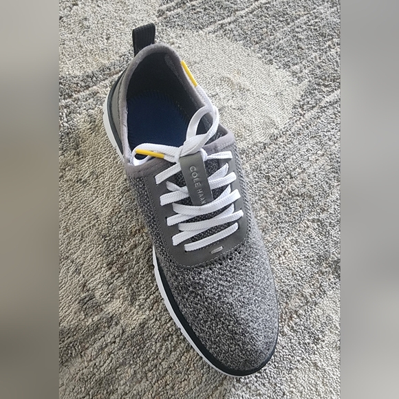 Cole Haan Zerogrand Mens size 8 Glacier Grey Stitchlite Knit Slip On - Picture 2 of 7